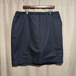 Talbots Navy BluePencil Skirt Knee-Length Workwear Size‎ 16W